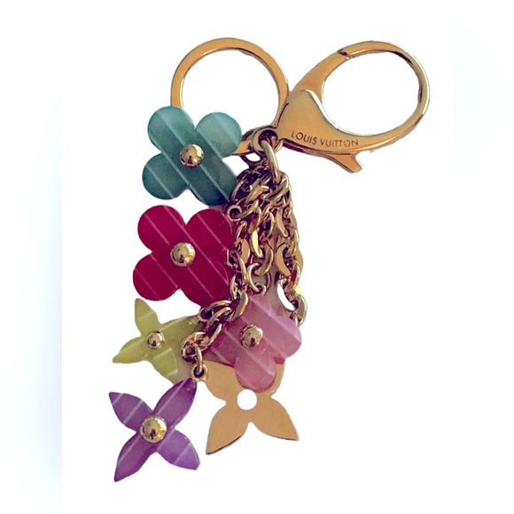 Authentic Louis Vuitton Flower Bag Charm & Keyholder - Picture 2 of 3